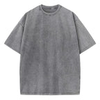 "Tee-shirt basic délavé Retro" Homme
