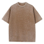 "Tee-shirt basic délavé Retro" Homme