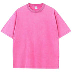 "Tee-shirt basic délavé Retro" Homme