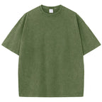 "Tee-shirt basic délavé Retro" Homme