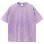 "Tee-shirt basic délavé Retro" Homme