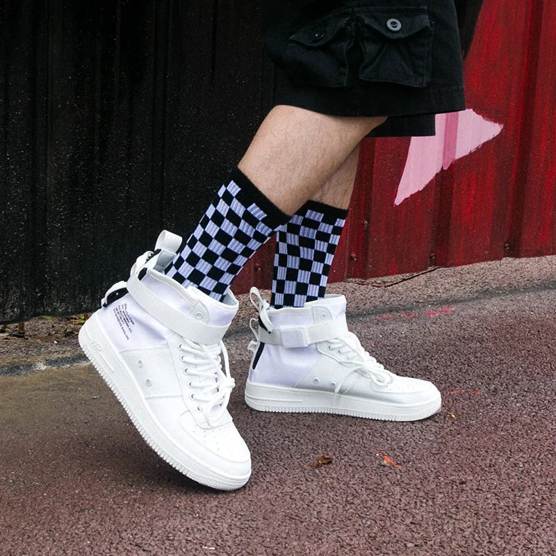 "Chausettes CheckerBoard"
