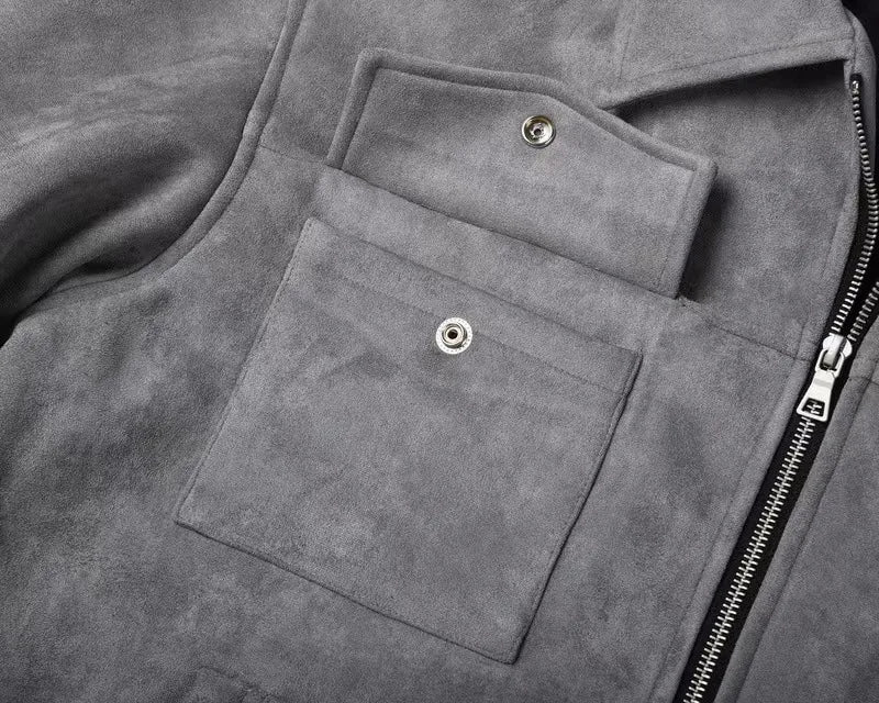 "Veste Suède"