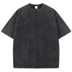 "Tee-shirt basic délavé Retro" Homme